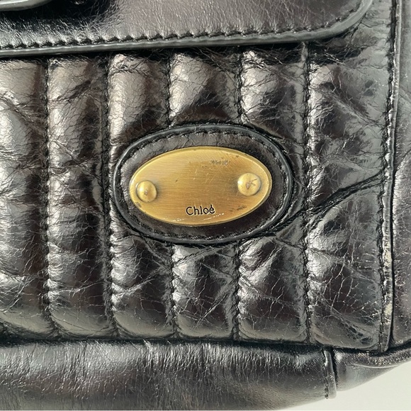 Chloe Bay quilted two tone bag - Picture 5 of 10